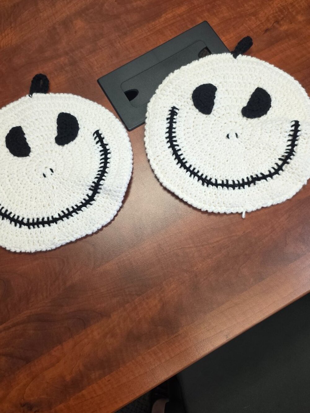 Jack Skellington Pot Holders